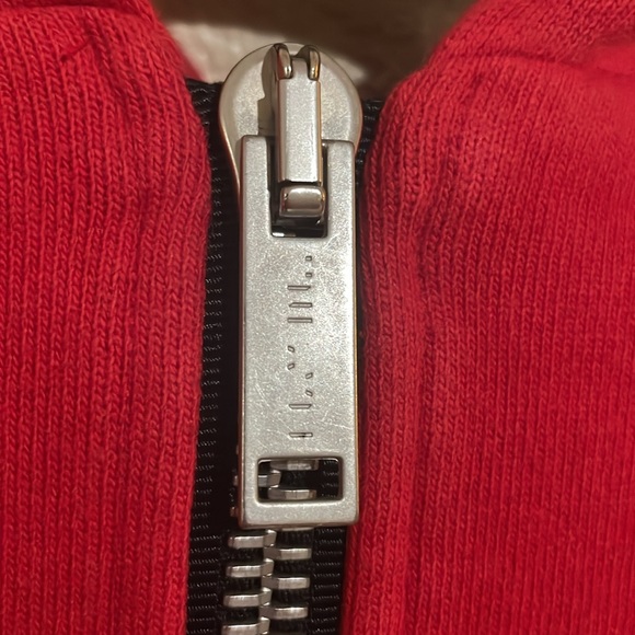 BEN TAVERNITI UNRAVEL PROJECT Red Hoodie Bodysuit Small - Picture 4 of 13